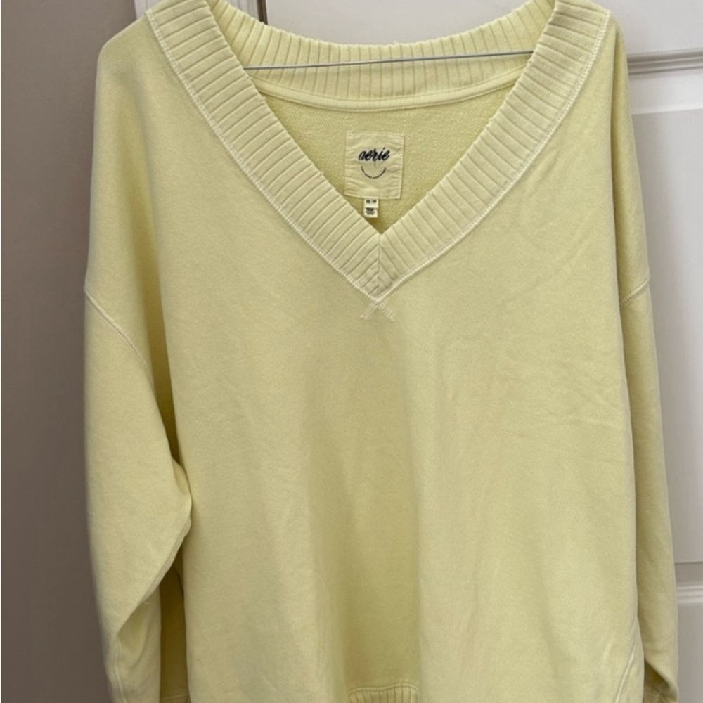 Aerie V Neck Sweatshirt